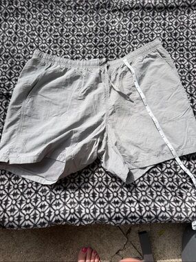DSG Men's Light Gray Drawstring Swim Trunks